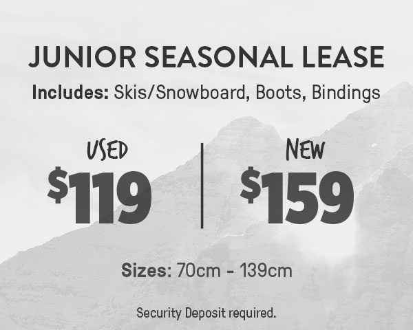 Junior Seasonal Lease – Used $119 | New $159