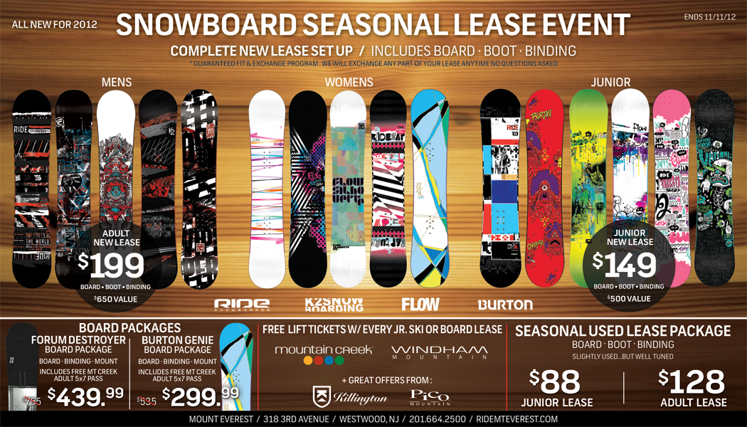 Mount Everest Season Lease Specials! Mount Everest