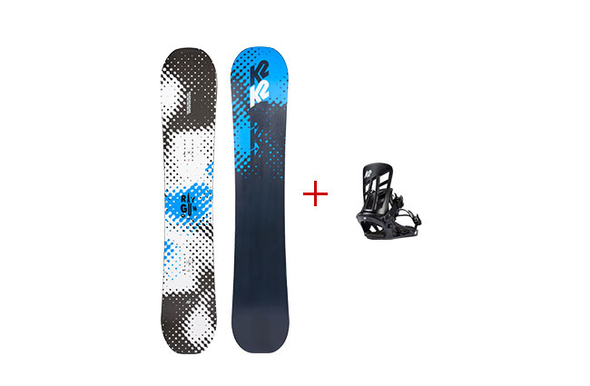 K2 Raygun Pop + K2 Indy Binding