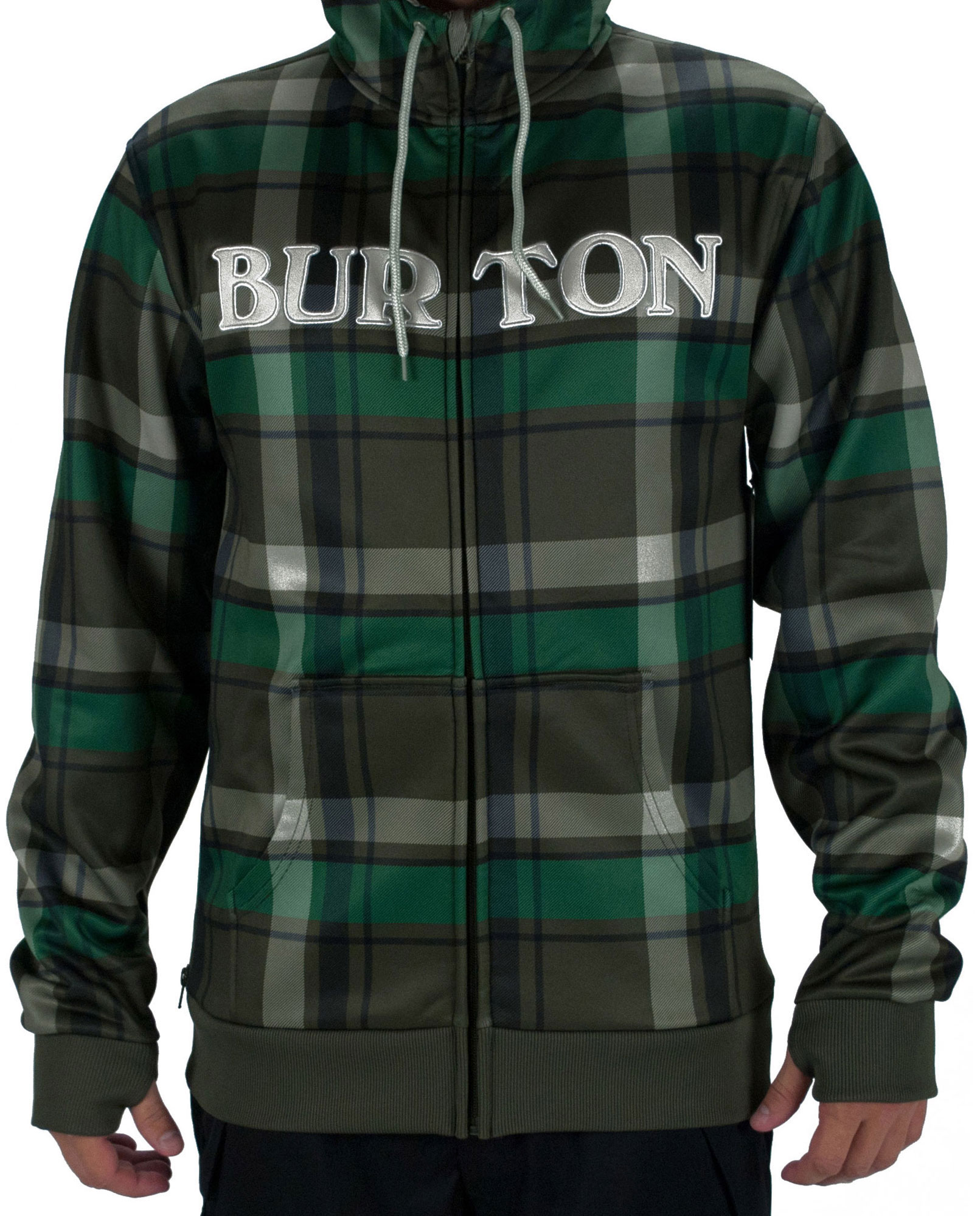 basic zip through hoodie