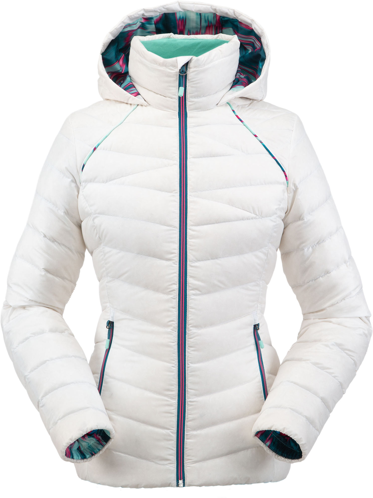 Spyder Timeless Hoodie Down Ski Jacket 2020 Mount Everest