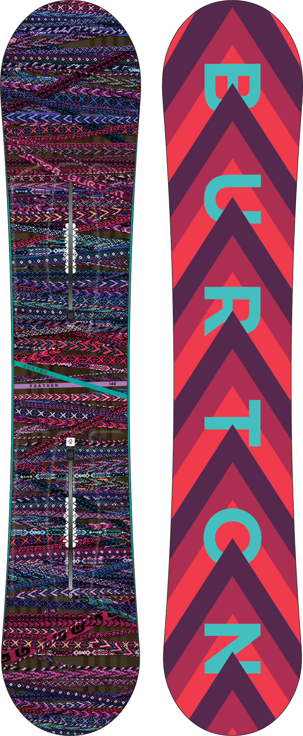 Burton Feather Snowboard 2018 Mount Everest