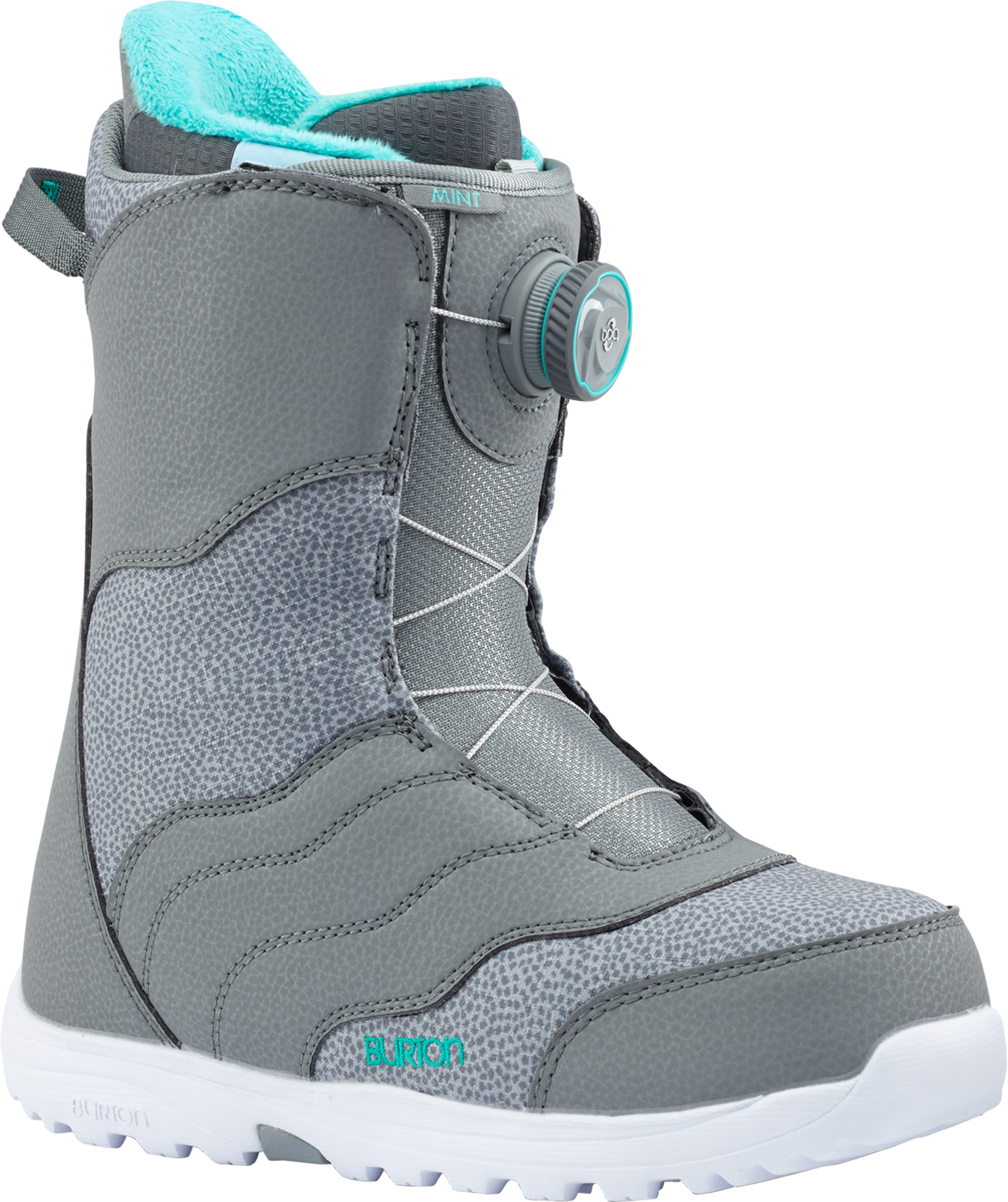 mint green snow boots