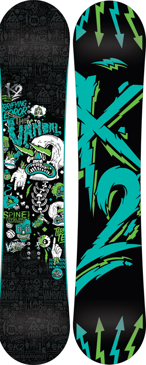 K2 Vandal Wide Snowboard 2013 Mount Everest