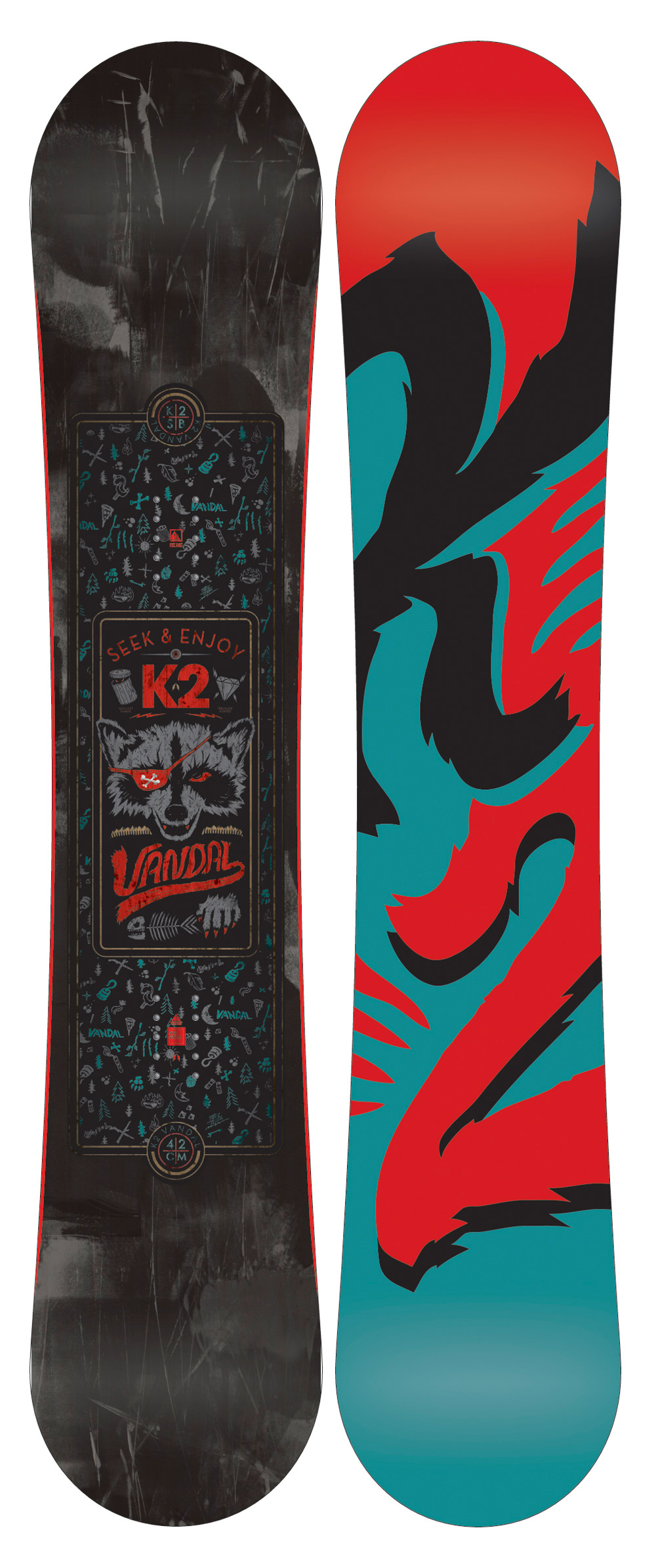 K2 Vandal Snowboard 2016 Mount Everest