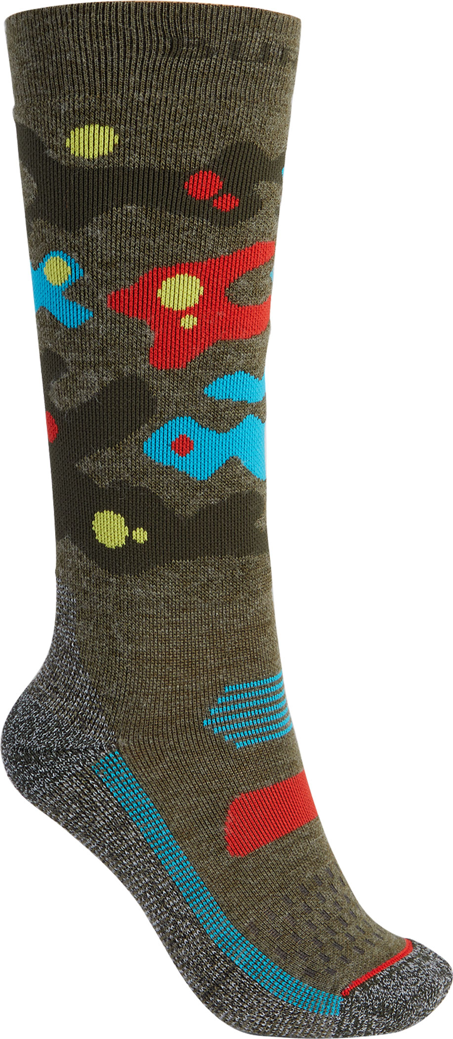 Burton Kids Performance Midweight Snowboard Sock Mount Everest