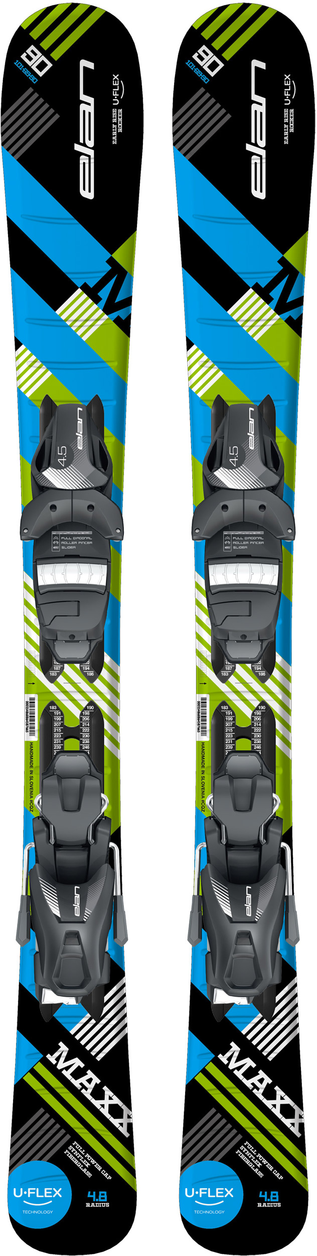 Elan Maxx QS Ski + EL 4.5 Ski Binding 2019 Mount Everest