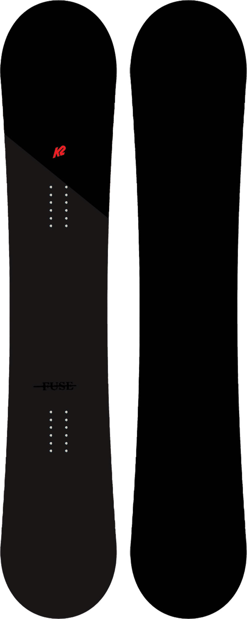 K2 Fuse Snowboard side profile