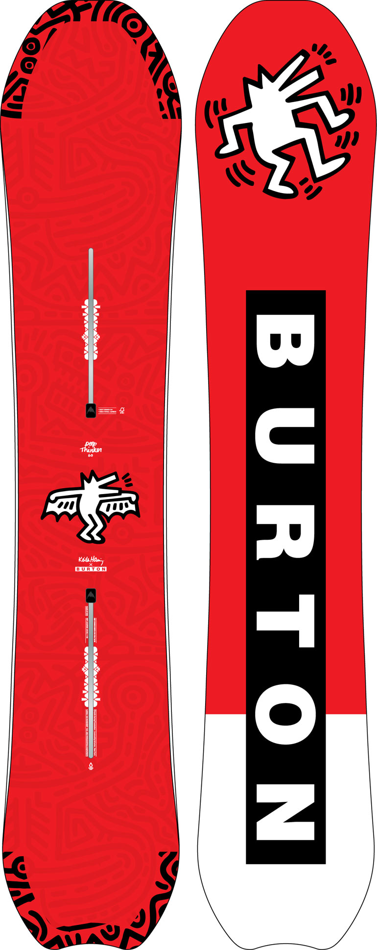 Burton Deep Thinker Snowboard Wide 2020 Mount Everest