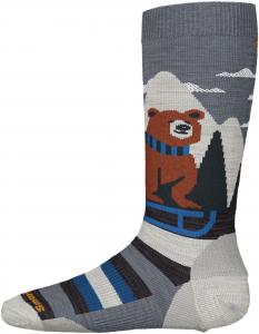 Smartwool Ski Light Cushion Sleigh Bear OTC Ski Sock - Kids