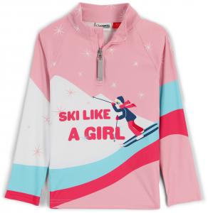 Spyder Bitsy Reflect Zip T-Neck