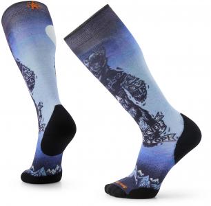Smartwool Ski Targeted Cushion Always Explore Print OTC Ski Sock