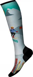 Smartwool Ski Targeted Cushion Snow Bunny Print Ski Socks - Womens