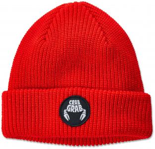 Crab Grab Circle Patch Beanie
