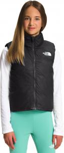 The North Face Reversible North Down Hooded Vest- Girls