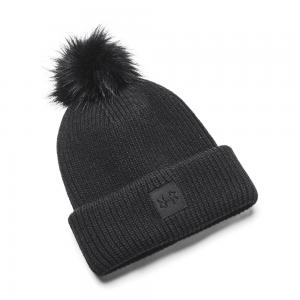 Under Armour ColdGear Infrared Halftime Ribbed Pom Beanie - Womens