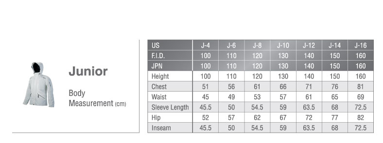 descente jr glade ski jacket 2013 mount everest ride snowboard jacket size chart