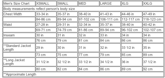 Dc Snowboard Pants Size Chart