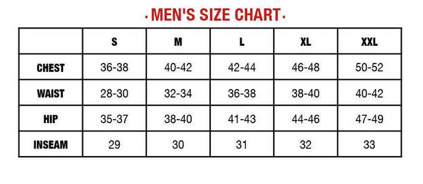 chillys mens size chart chillys size chart