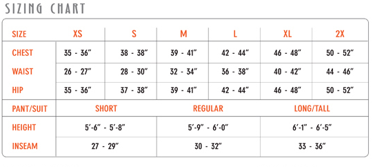 Down Jacket Fill Power Chart